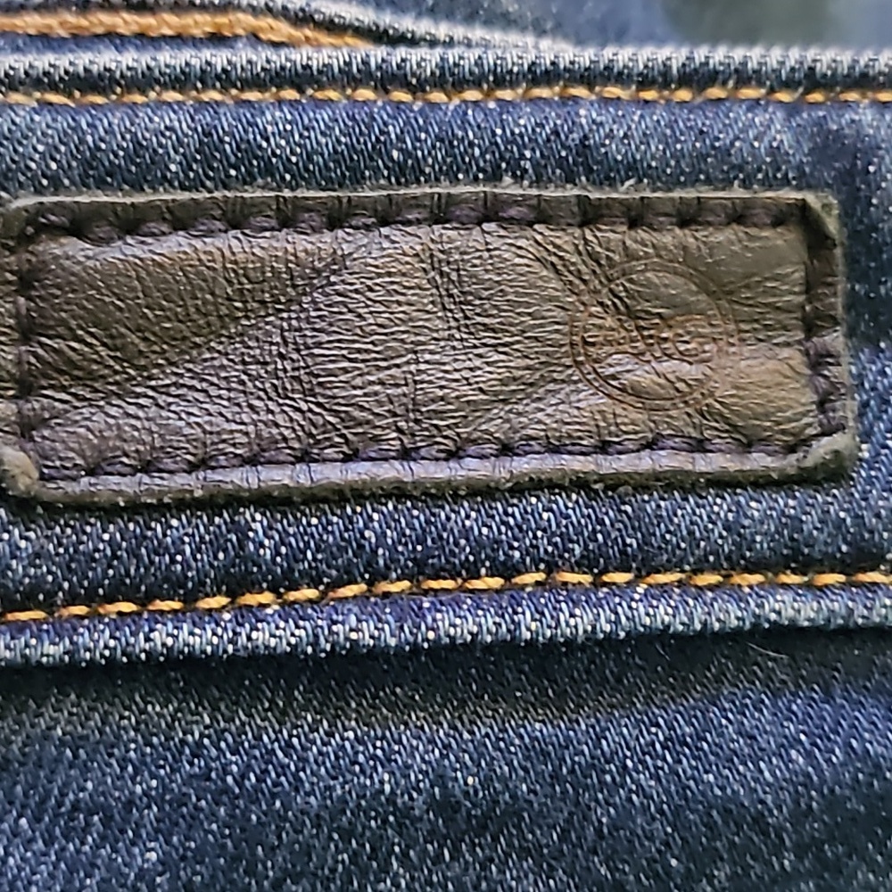 π£Farrah Designer AG AG-ED Blue Denim Jeans π Boot High-Rise Size 32x32 - Picture 8 of 9